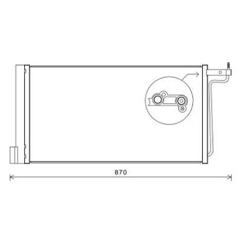 Condenseur, climatisation — Ford C-Max (2010-2015) (+1)