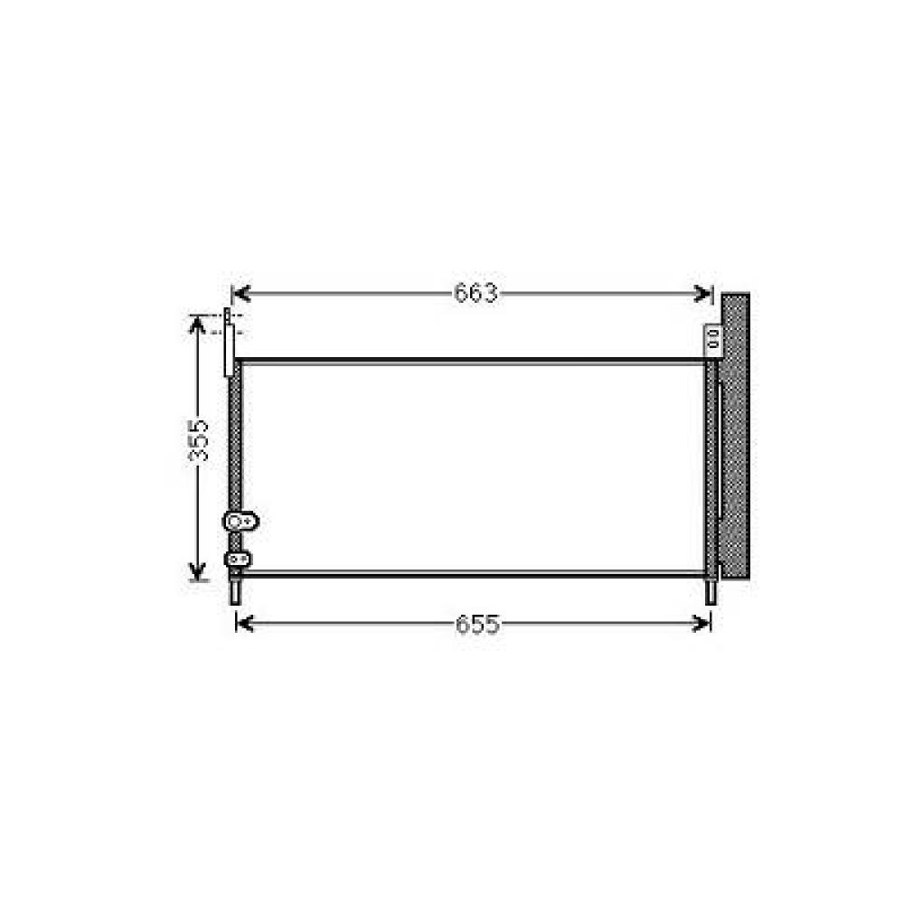 Condenseur, climatisation — Toyota Prius TYP ZVW30 (2009-2012)