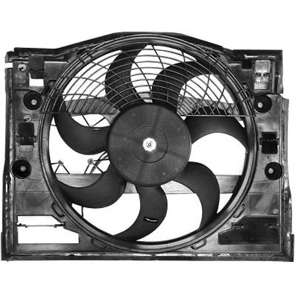 Ventilateur, condenseur de climatisation avant — BMW Série 3 (E46) Compact (2001-2005) (+4)