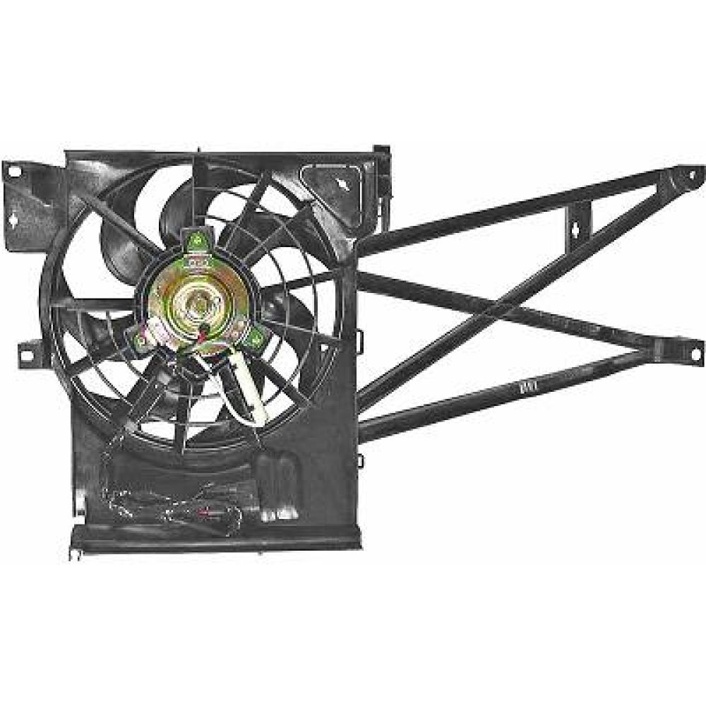 Ventilateur, condenseur de climatisation Montage avant — Opel Vectra B (1999-2002)