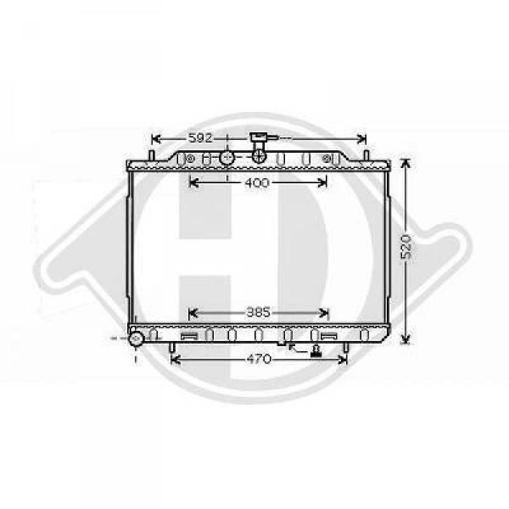 Radiateur, refroidissement du moteur — Nissan X-Trail (T31) (2007-2010)