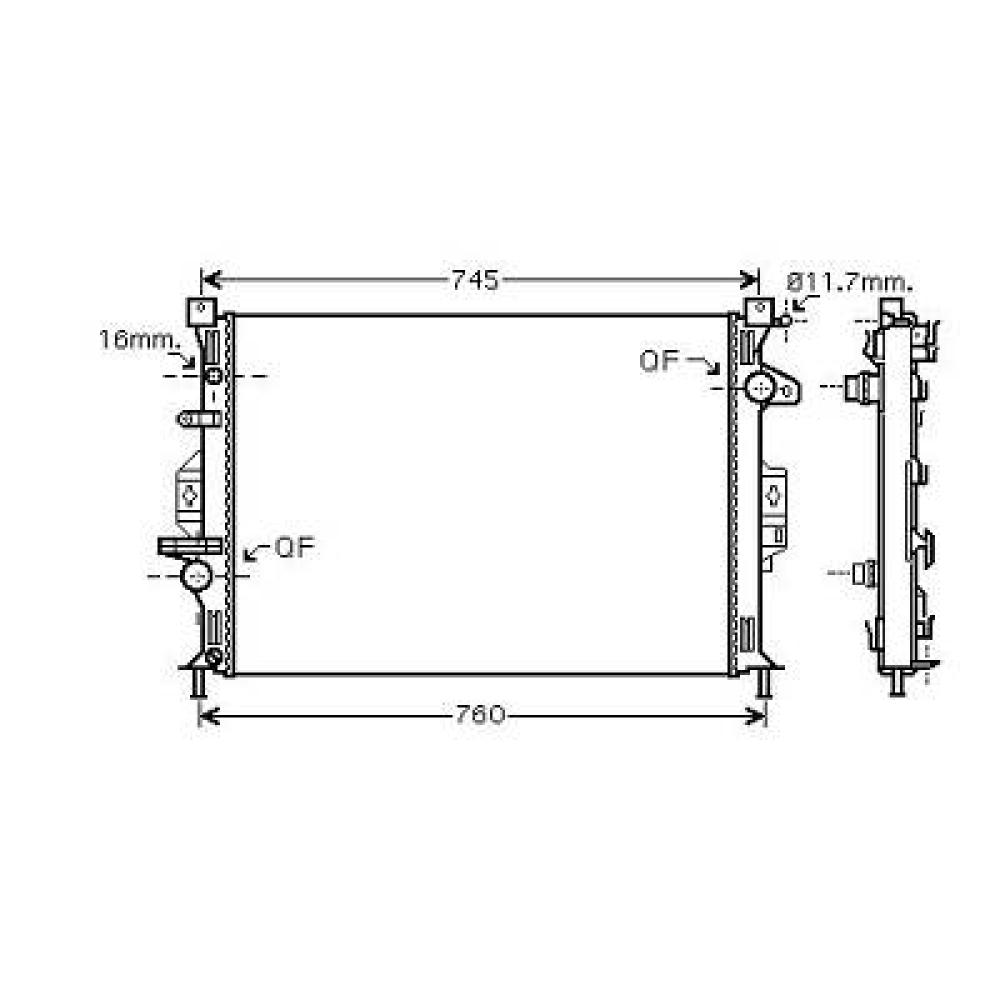 Radiateur, refroidissement du moteur — Ford Mondeo (Berline/Break) (2007-2010) (+6)