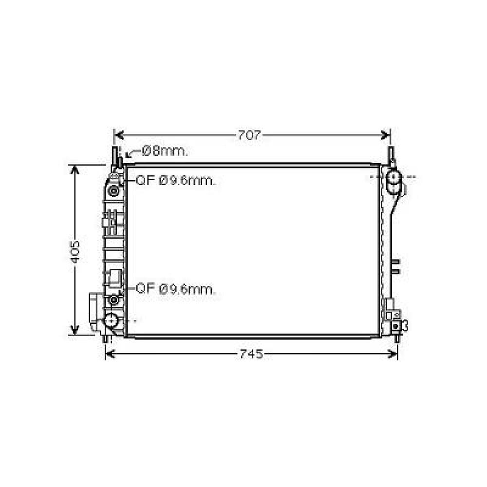 Radiateur, refroidissement du moteur — Fiat Croma (2007-…) (+5)