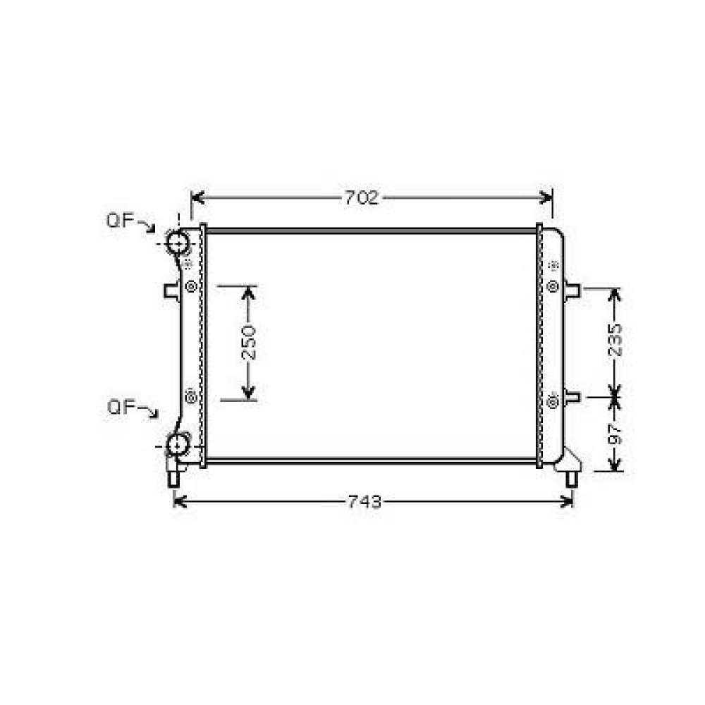 Radiateur, refroidissement du moteur — multi-véhicules (21 modèles)