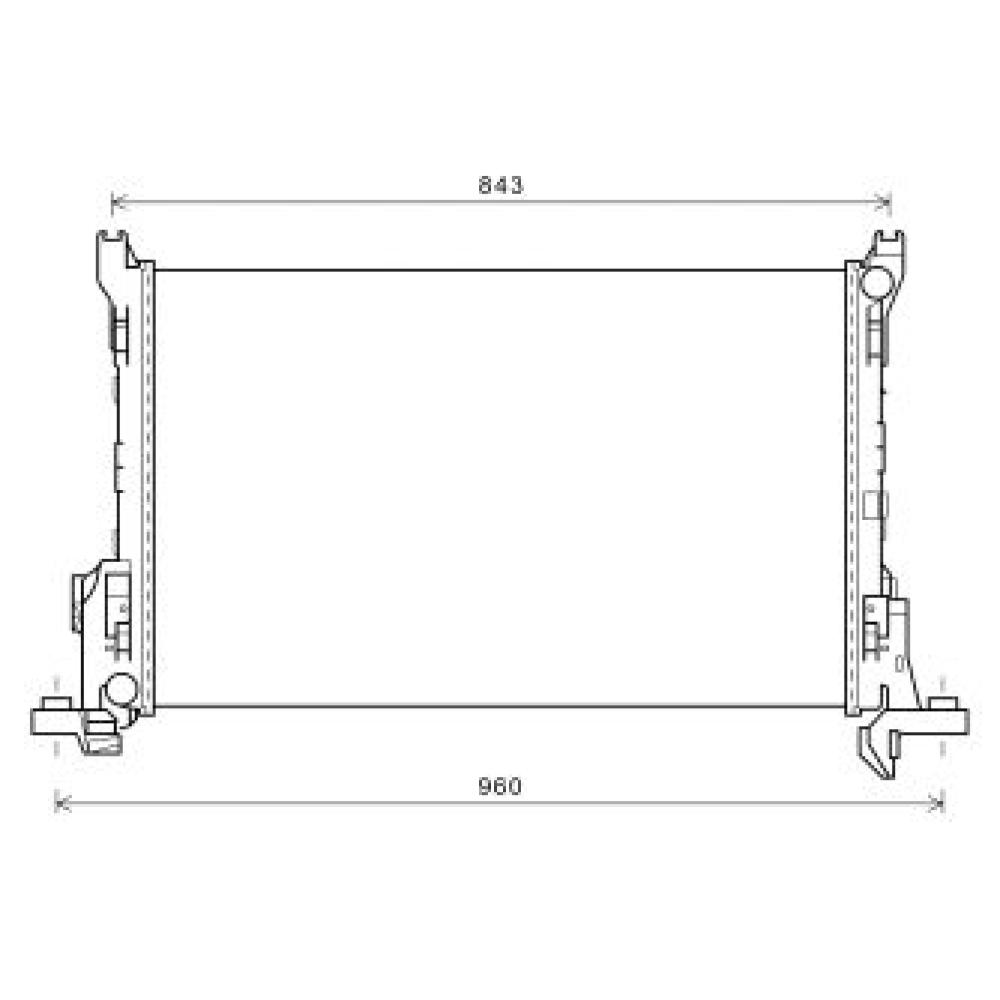 Radiateur, refroidissement du moteur — Renault Traffic III (2014-2019)